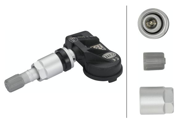 Wheel Sensor, tyre pressure control system - 6PP 358 139-381 HELLA