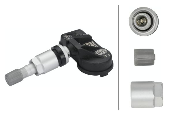 Wheel Sensor, tyre pressure control system - 6PP 358 139-411 HELLA