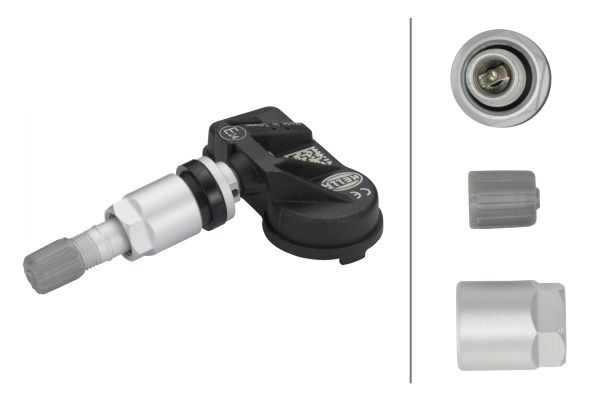 Wheel Sensor, tyre pressure control system - 6PP 358 139-441 HELLA