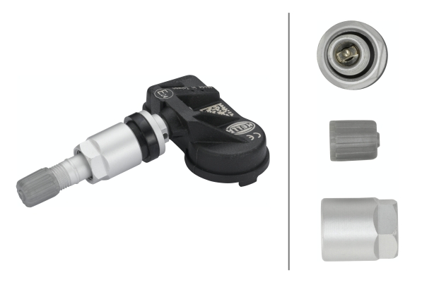 Sensore ruota, Press. gonf. pneumatici-Sistema controllo - 6PP 358 139-471 HELLA