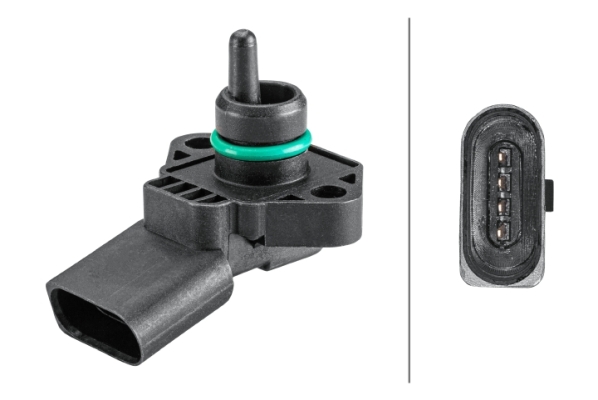Sensor, intake manifold pressure - 6PP 358 152-151 HELLA