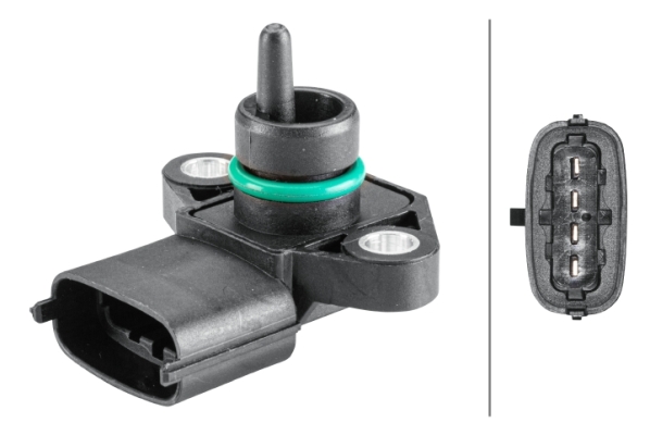 Sensore, Pressione alimentazione - 6PP 358 152-211 HELLA