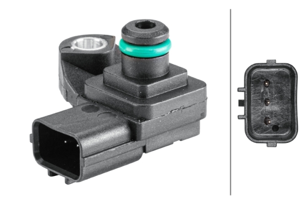 Sensor, intake manifold pressure - 6PP 358 152-351 HELLA