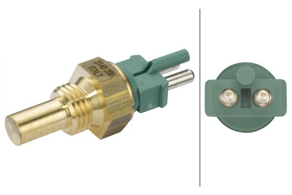 Sensore, Temperatura refrigerante - 6PT 009 309-041 HELLA