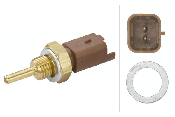 Sensor, coolant temperature - 6PT 009 309-241 HELLA