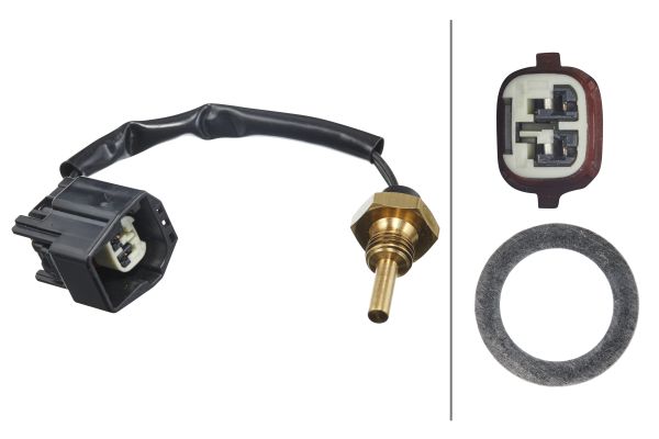 Sensor, coolant temperature - 6PT 009 309-461 HELLA