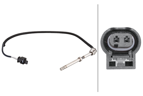 Sensor, exhaust gas temperature - 6PT 010 376-121 HELLA