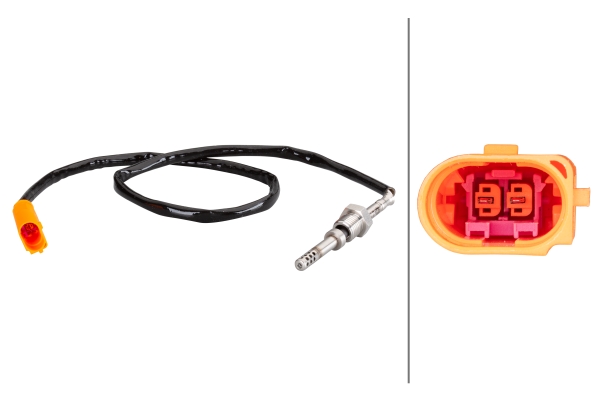 Sensor, exhaust gas temperature - 6PT 010 376-251 HELLA
