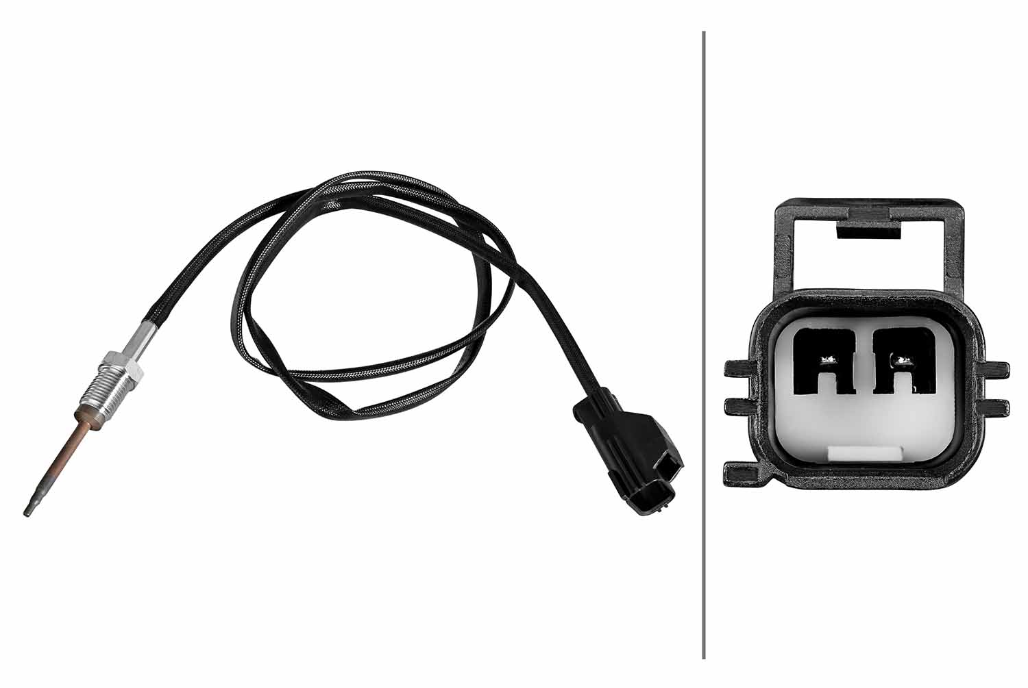 Sensor, exhaust gas temperature - 6PT 010 376-581 HELLA