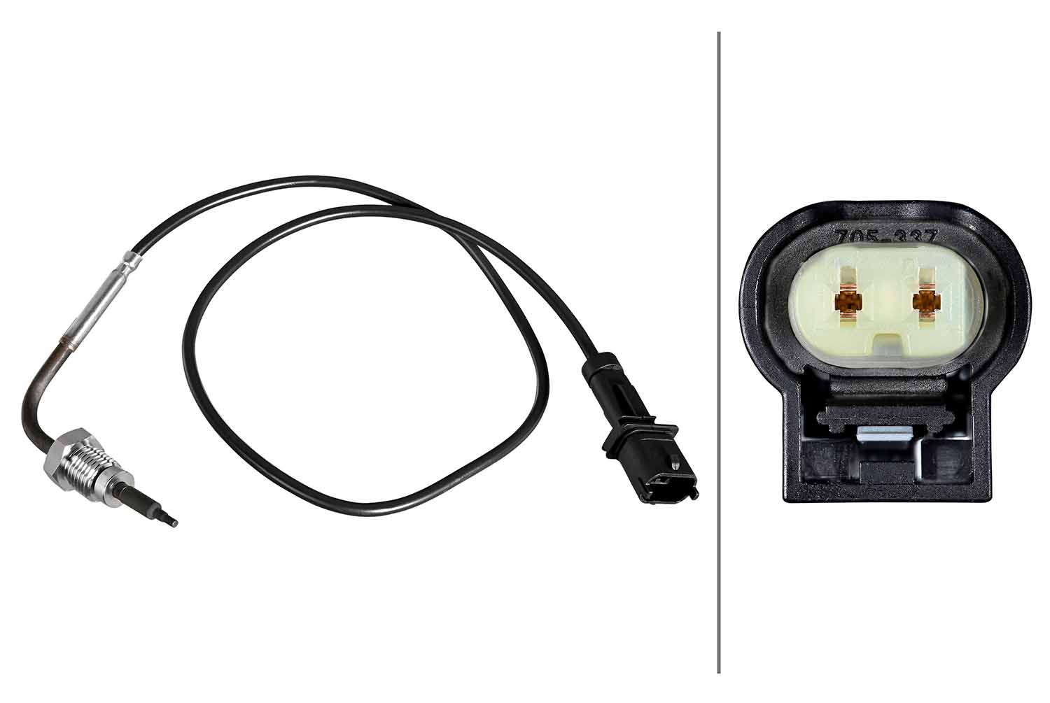 Sensor, exhaust gas temperature - 6PT 010 376-661 HELLA