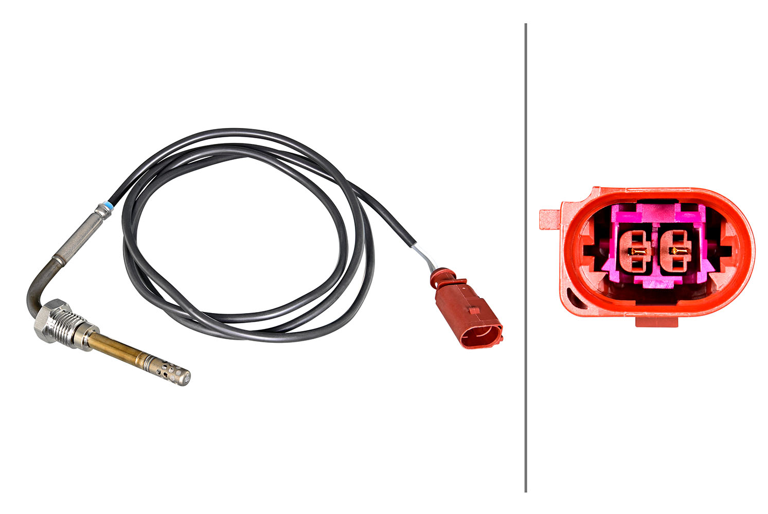 Sensor, exhaust gas temperature - 6PT 010 376-991 HELLA