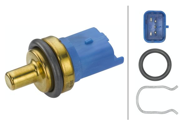 Sensore, Temperatura refrigerante - 6PT 013 113-151 HELLA