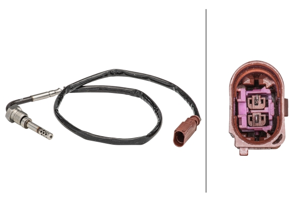 Sensor, exhaust gas temperature - 6PT 358 181-011 HELLA