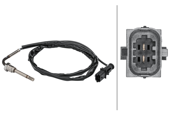 Sensor, exhaust gas temperature - 6PT 358 181-451 HELLA