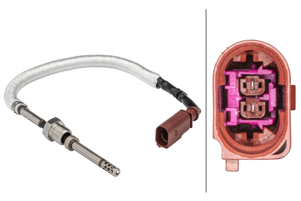 Sensor, exhaust gas temperature - 6PT 358 181-531 HELLA