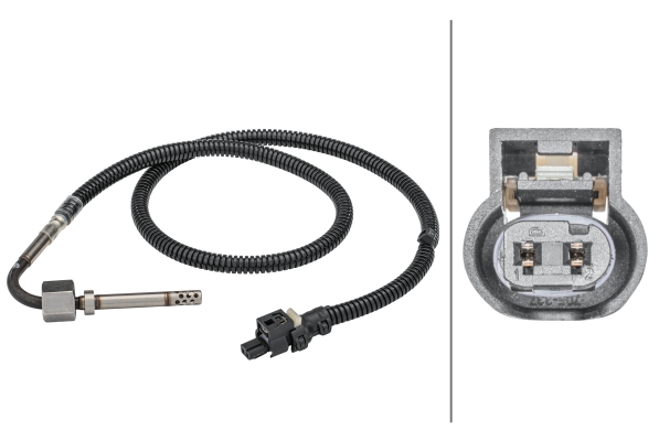 Sensor, exhaust gas temperature - 6PT 358 181-691 HELLA