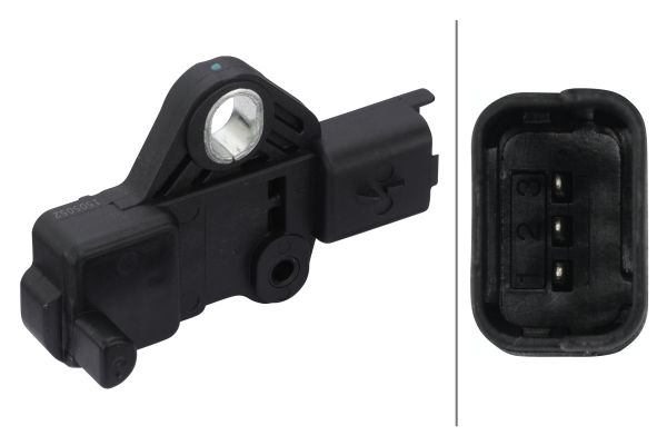 Sensor, crankshaft pulse - 6PU 009 146-741 HELLA