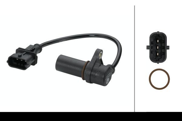 Sensor, crankshaft pulse - 6PU 009 146-861 HELLA