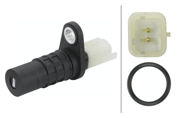 Sensor, crankshaft pulse - 6PU 009 167-381 HELLA