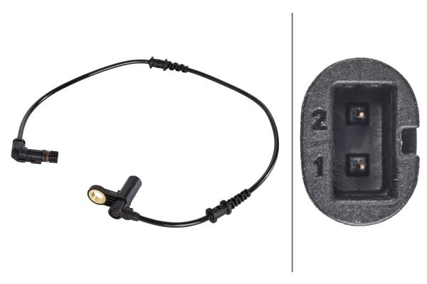 Sensore, N° giri ruota - 6PU 012 039-621 HELLA