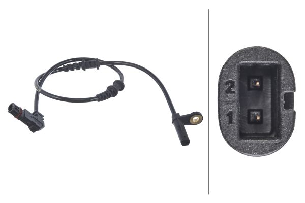 Sensor, wheel speed - 6PU 012 039-711 HELLA