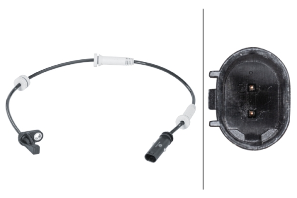 Sensore, N° giri ruota - 6PU 012 679-891 HELLA