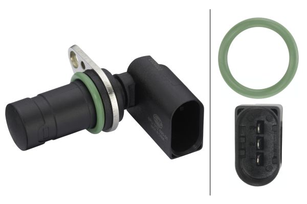 Sensor, crankshaft pulse - 6PU 012 680-011 HELLA