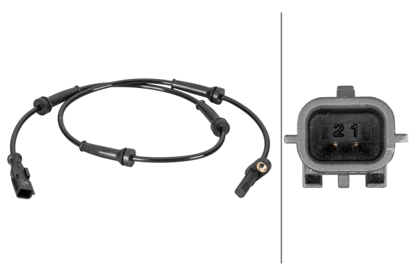 Sensor, wheel speed - 6PU 012 806-631 HELLA