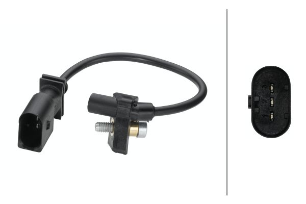 Sensor, crankshaft pulse - 6PU 013 122-041 HELLA