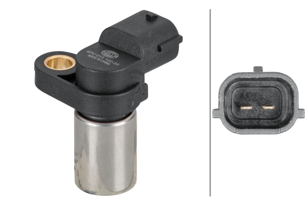 Sensor, crankshaft pulse - 6PU 013 122-331 HELLA