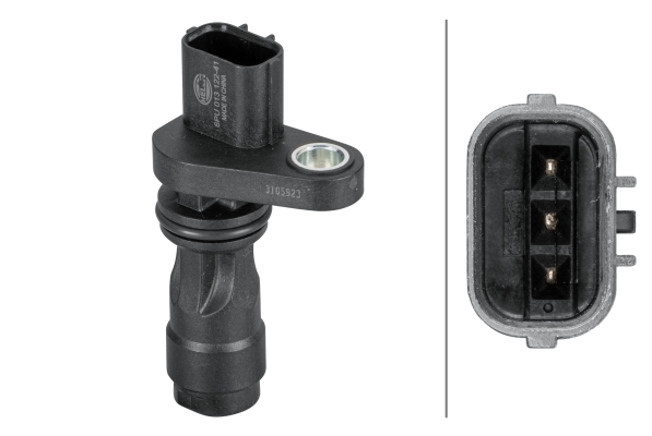 Sensor, crankshaft pulse - 6PU 013 122-411 HELLA