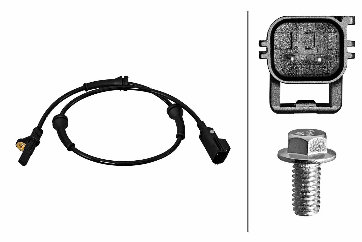 Sensor, wheel speed - 6PU 358 218-301 HELLA