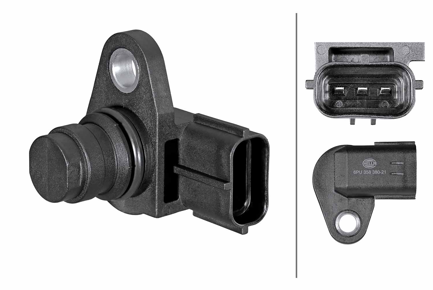 Sensor, camshaft position - 6PU 358 380-211 HELLA