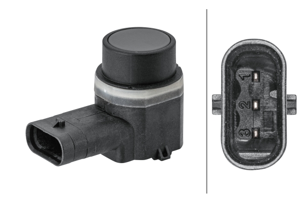 Sensore, Assistenza parcheggio - 6PX 358 141-771 HELLA
