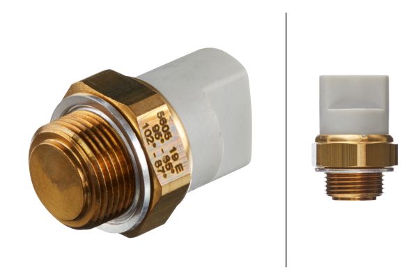 Termocontatto, Ventola radiatore - 6ZT 007 802-001 HELLA