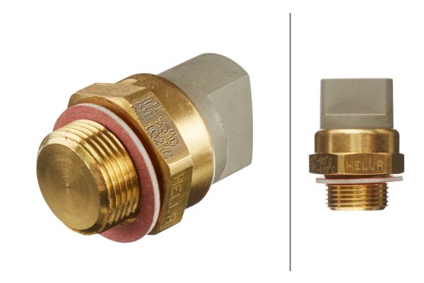 Termocontatto, Ventola radiatore - 6ZT 007 802-021 HELLA