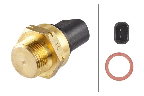 Temperature Switch, radiator fan - 6ZT 007 807-001 HELLA