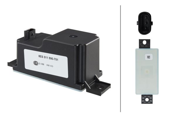 Voltage Stabiliser, start/stop system - 8ES 011 590-701 HELLA