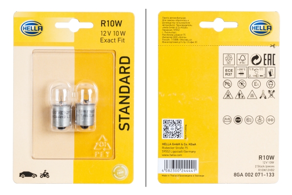 Bulb, indicator - 8GA 002 071-133 HELLA