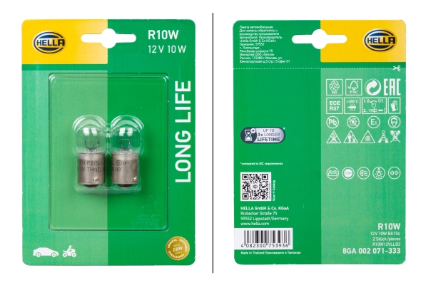 Glühlampe, Blinkleuchte - 8GA 002 071-333 HELLA