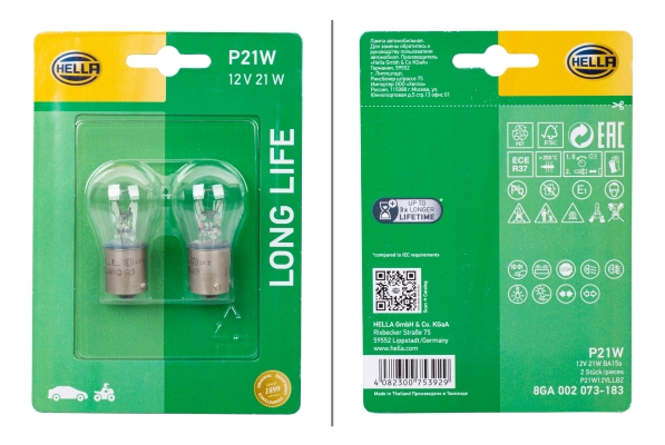 Bulb, indicator - 8GA 002 073-183 HELLA