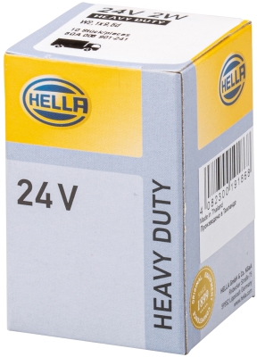 lemputė, prietaisų skydelio apšvietimas - 8GA 008 901-241 HELLA