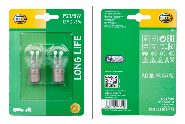 Bulb, indicator - 8GD 002 078-173 HELLA