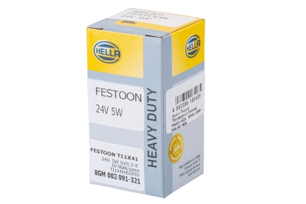 Bulb, interior light - 8GM 002 091-321 HELLA