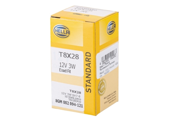 Bulb, indicator - 8GM 002 094-121 HELLA