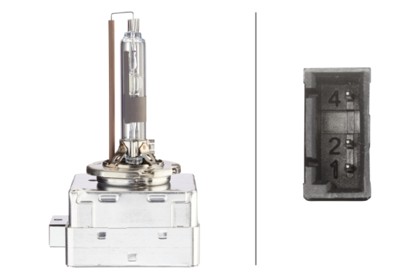 Bulb, headlight - 8GS 007 949-501 HELLA