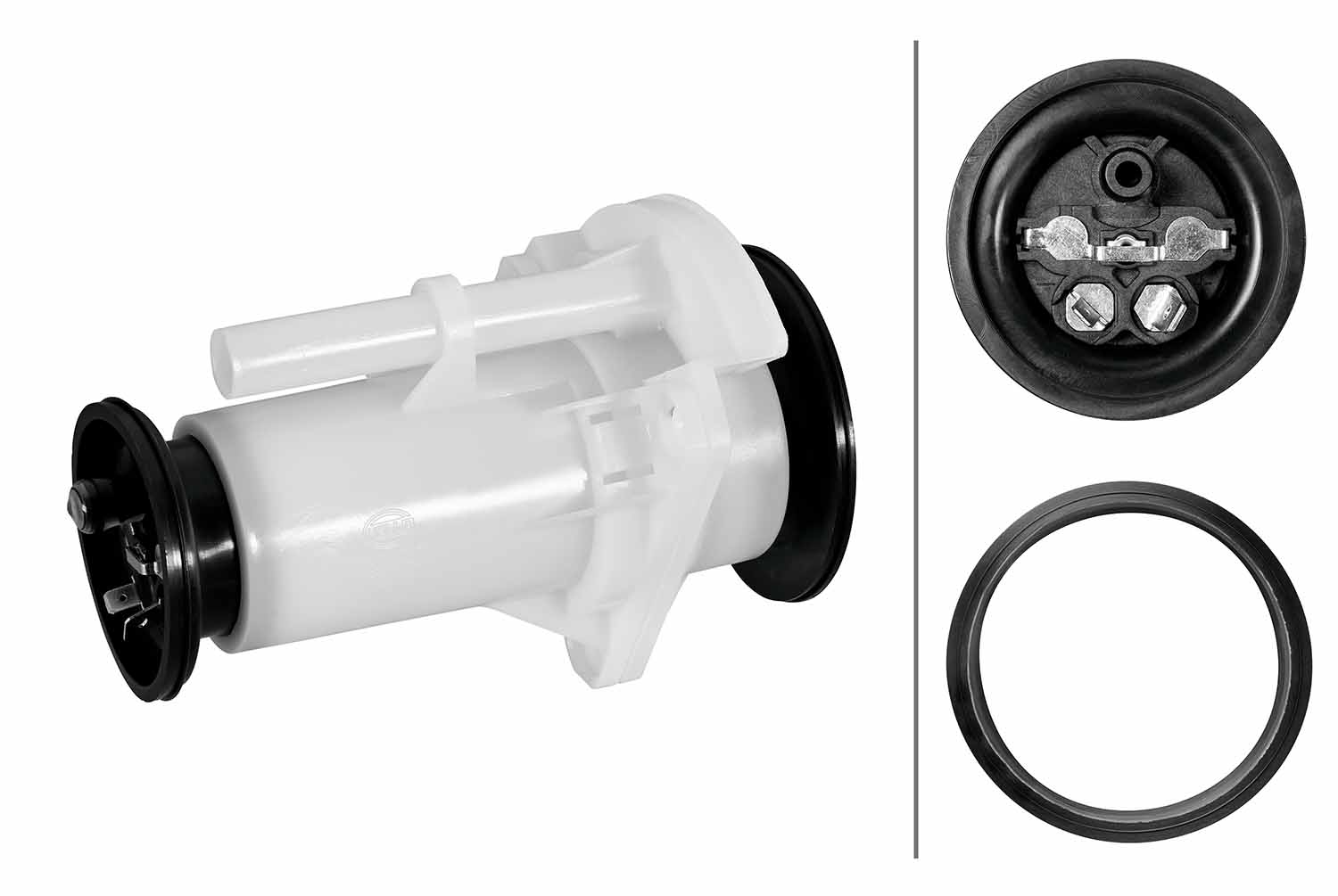 Swirlpot, fuel pump - 8TF 358 306-321 HELLA