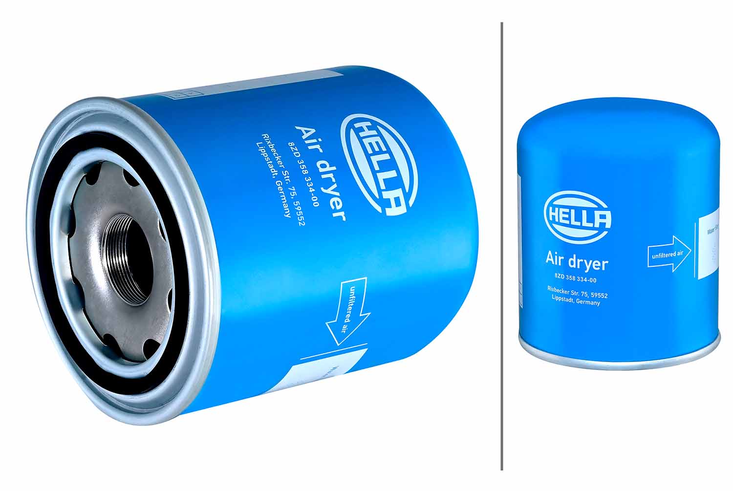 Air Dryer Cartridge, compressed-air system - 8ZD 358 334-001 HELLA