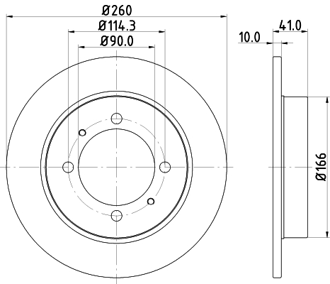 Brake Disc - 8DD 355 105-471 HELLA