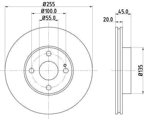 Discofreno - 8DD 355 106-491 HELLA